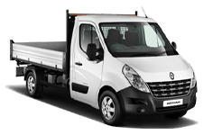 Car Hire Walton-on-Thames - White 3.5 Tonne Folkestone Tipper Transit - Van hire Walton-on-thames